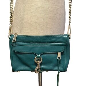 Rebecca Minkoff M.A.C. Morning‎ After Clutch Crossbody Gold Chain
